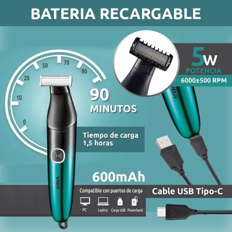 ماشین اصلاح موی صورت و بدن وی جی آر مدل VGR V-339